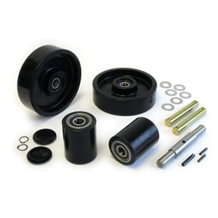 Wesco Wesco GWK-CPI-CK CPI Complete Wheel Kit for Manual Pallet Jack - Black GWK-CPI-CK